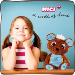 Nici 44531 Schlafmützen Schlummsi Der Schlummergeschichten-Bär Ca 38cm Blau -Nici 14f0096e09f85f2224452d366dbb6227