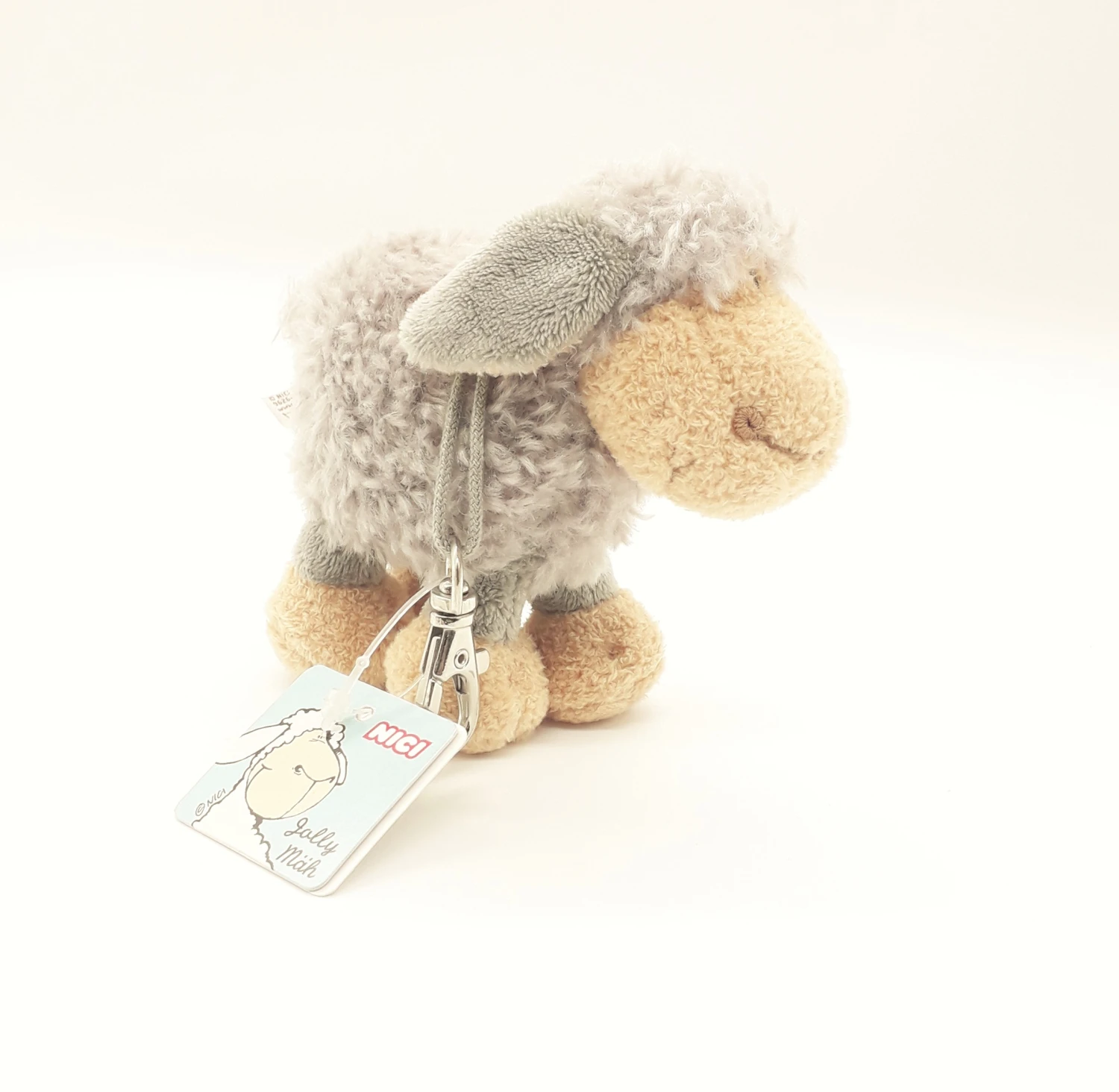 Nici 24683 Anhänger Mit Karabiner Graues Schaf Stehend 12cm Jolly Mäh Plüsch 4 Nici 24683 Anhänger Mit Karabiner Graues Schaf Stehend 12cm Jolly Mäh Plüsch – Bild 2