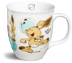 Nici 32607 Porzellantasse Hase Ralf Rabbit Forest Friends Kaffeetasse Teetasse