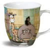 Nici 38654 Porzellantasse Nilpferd, Giraffe & Stachelschwein Kaffeetasse -Nici 38654 me