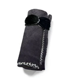 Nici 40142 Plüschdecke Shaun Das Schaf +Kopf Allover Schwarz / Weiß 175 X 140cm -Nici 40141pt2