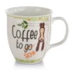 Nici 42554 Tasse Porzellantasse Faultier Slow Joe Coffee To Slow 9,5x10cm -Nici 42554 01 HA Frei 2048x1896