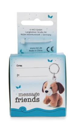 Nici 48139 Schlüsselanhänger Message Friends 6cm - Hund "Ich Pass Auf Dich Auf!" -Nici 48139 02 ZA Frei 1204x2048
