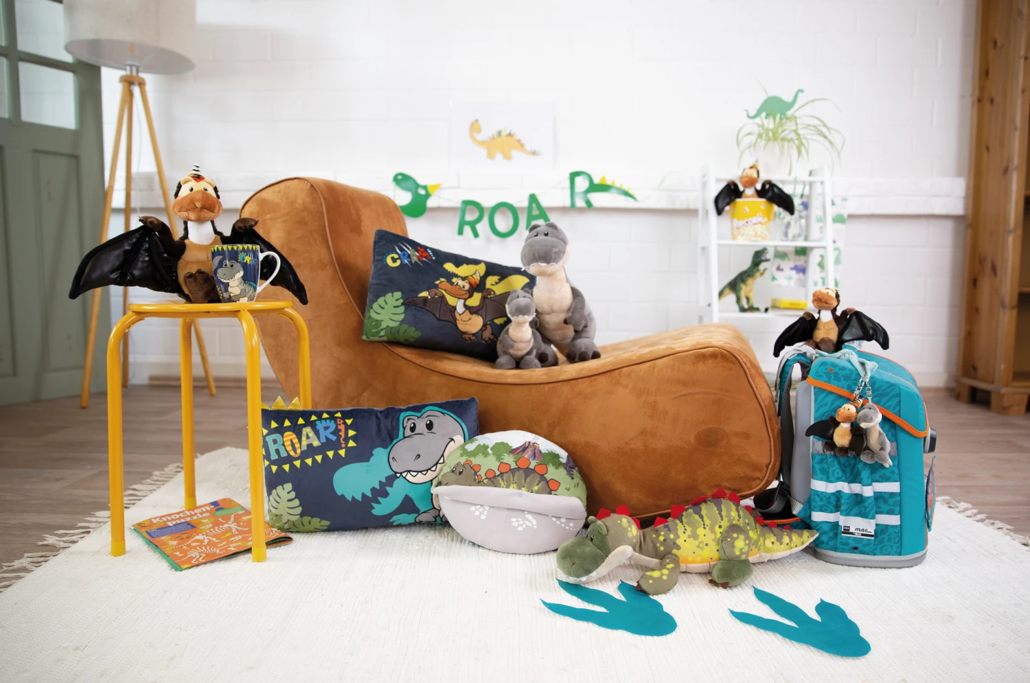 Nici 48807 Dinosaurier Tony-Rex 17cm Stehend Plüsch Kuscheltier Dino T-Rex GREEN – Bild 7