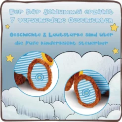 Nici 44531 Schlafmützen Schlummsi Der Schlummergeschichten-Bär Ca 38cm Blau -Nici 97d5f18a942c45a330b579310ef196af